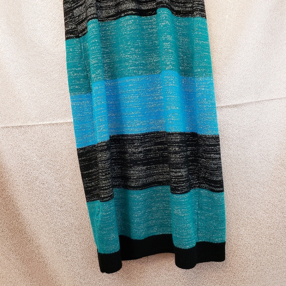 BeBe Knit Bodycon Dress Striped Small Bandage Mini - Picture 8 of 8